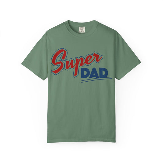 Super Dad Unisex Garment-Dyed T-shirt - Perfect Father's Day Gift